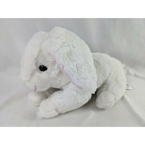 Hug n Luv White Rabbit Plush Bunny 11 Inch Stuffed Animal Toy